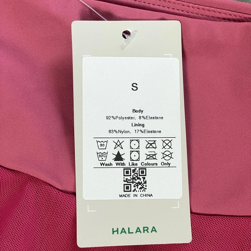 NWT Halara High Waisted High Low Ruffle 2-in-1 Pocket Flare Mesh Maxi Skirt - Picture 4 of 9